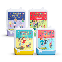 tonies Audiobooks: Amelia Bedelia & Friends 4-Piece Set-Each Audiobook is an immersive, narrated chapter book that inspires a love of reading