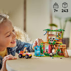 LEGO 42648 Friends Panda Sanctuary Animal Care Toy-Autumn & liann minidolls: Young builders learn about conservation as they dream up pretend play adventures for the two friends and their panda family
