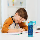 Thermos FUNtainer Vacuum Insulated Stainless Steel Water Bottle - 410mL - Robot Doodles-10