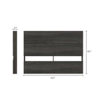Nexera Panel Headboard - Full Size - Bark Grey-6
