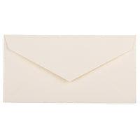 JAM Paper Monarch Envelopes, 3.88 x 7.5, Strathmore Natural White Wove, 200 Pack (3197090g)-Natural white