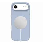 Blu Element Silicone Compatible with MagSafe Case for iPhone 17 Air - Pastel Blue-Raised Edges to protect the camera and screen