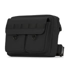 Edition22 Lockpoint Frontal Bag - Black-Two front gusset pockets
