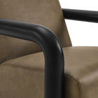 Modway Sereno Vegan Leather Accent Chair - Mushroom Black-8