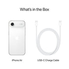 Apple iPhone Air - 512 GB - Cloud White - Unlocked-Built For Apple Intelligence - Personal, private, powerful. Write, express yourself, and get things done effortlessly