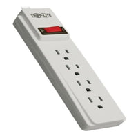 Tripp Lite Power It! 4-Outlet Power Strip - 10' Cord-4 OUTLETS: This 120V multi outlet strip AC power strip includes 4 standard NEMA 5-15R outlets. Power strip offers reliable, convenient and cost-effective power distribution for appliances, power tools, lighting and other electrical equipment.