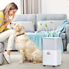 HOMCOM 1500 sq.Ft Portable Quiet Dehumidifier with 3 Modes - White-Suitable for 1500ft² sized rooms
