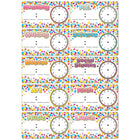 Ashley Productions Die-Cut Magnets - Confetti Schedule Cards - 10 Per Pack - 6 Pack-Great for use on magnetic whiteboards, steel lockers, refrigerators and other magnetic surfaces
