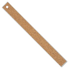 Staples Stainless Steel Ruler - 12"/30cm - Silver-Cork backing protects surfaces and prevents ruler from slipping