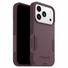 OtterBox Commuter Compatible with MagSafe Case with Camera Control for iPhone 17 Pro - Trailhead Purple-Port covers block dust and dirt