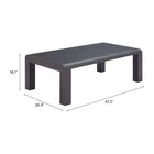 Zuo Rolig Coffee Table - Black-6