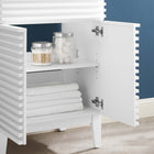 Modway Render 24" Bathroom Vanity Cabinet - White-Walnut Grain Vanity
