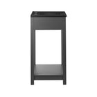 Modway Altura 24" Bathroom Vanity - Grey/Black-Non-Marking Foot Caps