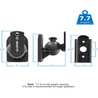 Mount-It! Dual Low Profile Universal Speaker Wall Mounts-9