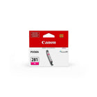 Canon CLI-281 M Magenta Ink Tank, Standard Yield (2089C001)-Magenta
