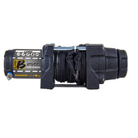 Novawinch Super B 2,500 lb 12V Electric ATV/UTV Winch with Synthetic Cable and Handbar Switch-High-Torque permanent magnet motor (up to 2.6hp)