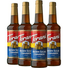 Torani Brown Sugar Cinnamon Syrup - 750 mL - 4 Pack-A Perfect Pair: A complete pair of brown sugar and cinnamon right at your home. So be ready to be a part of sweet brown sugar and cinnamon world