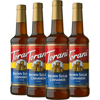 Torani Brown Sugar Cinnamon Syrup - 750 mL - 4 Pack-A Perfect Pair: A complete pair of brown sugar and cinnamon right at your home. So be ready to be a part of sweet brown sugar and cinnamon world