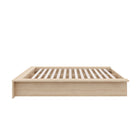 Nexera James Platform Bed - Full Size - Natural Blonde Oak-Versatile Silhouette: Rectangular shape complements various decor styles