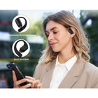 echelon RoundSound Open Ear True Wireless Earbuds - Black-Crystal Clear Calls with ENC  Environmental Noise Cancellation (ENC) minimizes background noise for better voice clarity