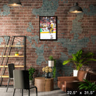 Evgeni Malkin Pittsburgh Penguins Goal Celebration - Framed Canvas - 22" x 31"-Officially licensed by the NHL and NHLPA
