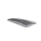 BlueDiamond Ergo Wireless Keyboard with Detachable Wrist Rest - French Layout-Compact yet functional: Includes a wide range of keys including a full number pad without sacrificing valuable space on your desk