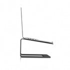 SHOPPINGALL Ergonomic Laptops Elevator for 11 to 17 Inches Notebook Computer - SA-LS5 - Black-[Enhanced Stability] Featuring anti-slip pads on both the laptop and desk surface areas, your device remains secure and stationary, preventing any potential scratches or movements.