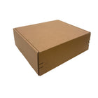 Reliabag Self Seal Corrugated Literature Mailer Boxes - 12" L x 10" W x 4" H - Kraft - 40 Pack-Self sealing, corrugated kraft