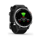 Garmin Approach S44 Smartwatch - Silver Aluminum Bezel With Black Silicone Band-TRACK YOUR CLUBS - Pair with optional Approach CT1 club tracking tags or Approach CT10 club tracking sensors (both sold separately) for shot-tracking capabilities, so you have a clearer picture of which parts of your game to focus on.