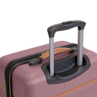 Bugatti Cannes Collection 21.5" Hardside Carry-on Luggage - Mauve-Lined interior with dividing panel, practical pocket and tightening straps to keep content organized and in place
