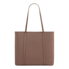 Bugatti PURE Vegan Leather Business Tote Bag with Removable Organizer for 14.1" Laptop/Tablet - Pink-Removable organizer/ laptop compartment
