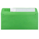 JAM Paper #10 Business Envelopes with Peel and Seal Closure, 4 1/8 x 9.5, Brite Hue Christmas Green Recycled, 100 Pack (86555g)-Size: #10 (4-1/8" x 9-1/2")