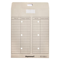 SupremeX Inter-Tac Reusable Adhesive Patch Inter-Departmental Envelopes - 32lb. - 10" x 13" - Natural - Box of 500-Inter-Departmental Envelopes