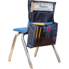 Teacher Created Resources Black Chair Pocket - 2 Pack-Easily slides over back of chair up to 15” wide, 5” from top