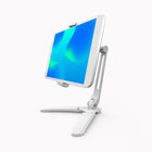 Kanto Universal Phone & Tablet Stand - Dual Arm - White-360° rotation for vertical and horizontal screen orientation