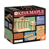 KEVA Maple Plank Set - 50 Plank Set-STEM! Inspires an interest in architecture, building STEM! Inspired and interest in architecture, building and design