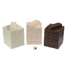 Gry Mattr Tumbling Tower - 57 Building Blocks - Brown-Helps hand-eye coordination and self-control
