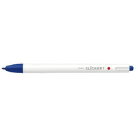 Zebra ClickArt Retractable Marker Pen - Blue-Perfect for journaling, colour coding, drawing, and everyday writing.
