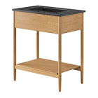 Modway Zaire 30" Bathroom Vanity - Natural/Black-Wood Grain Veneer