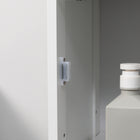 Kleankin Tall Slim Freestanding Bathroom Tower Cabinet - White-Material: MDF