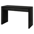 Hudson&Canal Pembroke 48'' Desk - Black Grain-Top weight capacity is 40 lbs, each drawer can hold 15 lbs