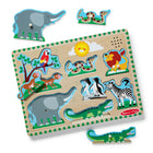 Melissa & Doug Zoo Animals Sound Puzzle (LCI727)-Theme/design: Zoo animals