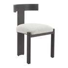 Zuo Tiana Dining Chair - Black/Beige-Assembly not required