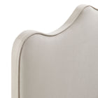 Modway Athena Stain-Resistant Performance Velvet Queen Size Headboard - Almond-7