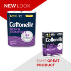 Cottonelle Ultra ComfortCare Mega Roll Toilet Paper - 6 Pack-Cleaning Ripples texture provides softness and removes more at once for a Superior Clean vs the Leading National Value Brand