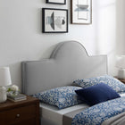 Modway Dawn Performance Velvet Full/Queen Headboard - Light Grey-Plywood and MDF Construction