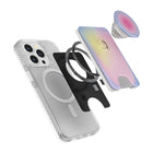 Popsockets PopWallet+ for MagSafe with Adapter Ring - Aura-Sleek profile, pocketable