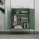 Manhattan Comfort Naomi 31.5" Modern Accent Cabinet - Green-Clean Lines and a Minimalist Silhouette, Perfect for Contemporary and Transitional Spaces
