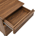Modway Render Wood File Cabinet - Walnut-Weight Capacity: 200 lb