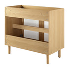 Modway Calla 36" Perforated Metal Bathroom Vanity Cabinet - Oak-Assembly Required